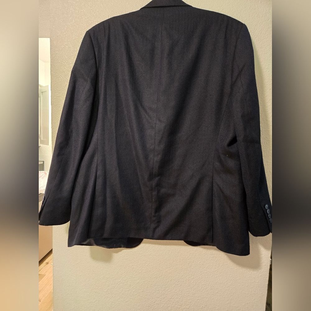Kenneth Cole Reaction Black Sport Coat with Notched Lapels - Picture 4 of 7